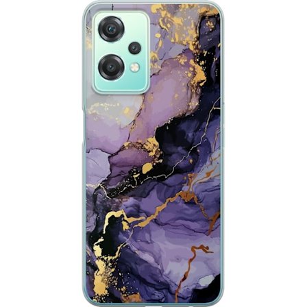 Yhteensopiva Puhelinkuori OnePlus Nord CE 2 Lite 5G Purppuranhohtoinen Marmori