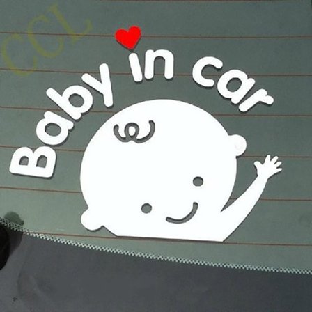 2st Baby dekal " Baby in car "