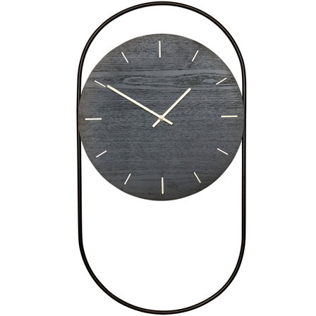 Andersen A-Wall klokke svart/metall