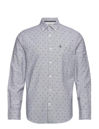 Wns Eco Poplin W/ St Skjorta Casual Grå Original Penguin