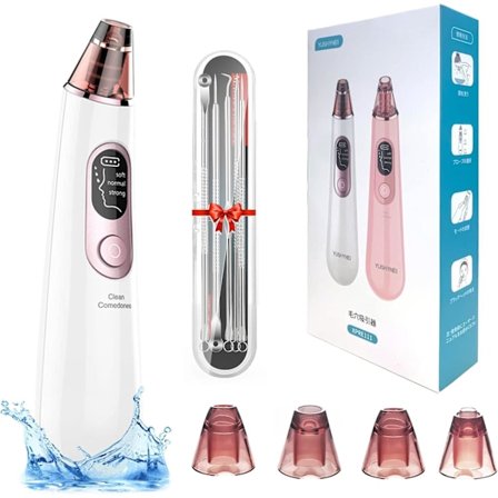 Ansiktsrensemaskin, Blackhead Extractor Kit med 3 Sugekrefter