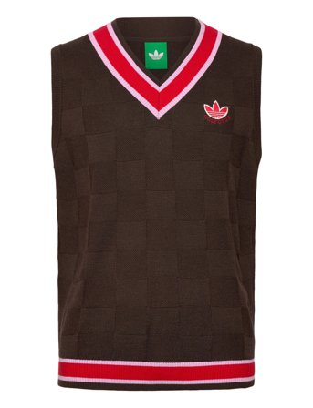 adidas Golf Originals S Knit Vest - Brown - XXL