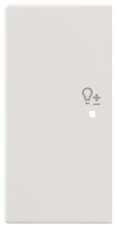 ABB Impressivo 6220-0-0166 Yksiosainen vipupainike himmennin, vasen valkoinen, Kytkimet & pistorasiat