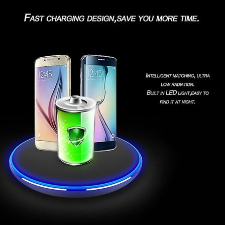 Trådlös Snabbladdare Laddningsdyna Micro USB Glitz-3