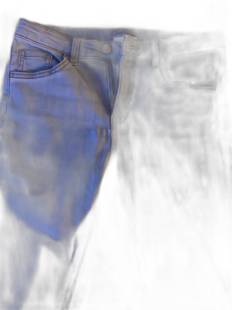 Ljusblå bootcut jeans