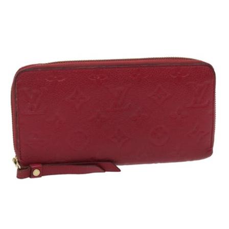 Louis Vuitton Vintage, Pre-owned Leather Wallet Rood, Dames, Maat:ONE Size,leer