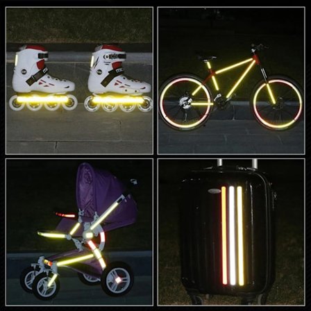 Reflex tejp vit 2 meter