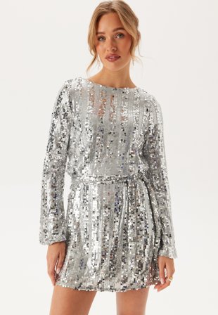 VERO MODA Vmefa Ls Short Dress Klær