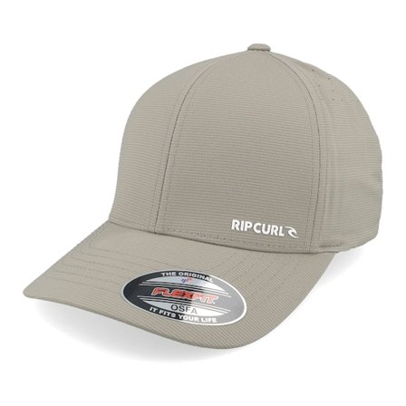 Rip Curl - Beige flexfit Cappellino - Vaporcool Phaser Cap Stone flexfit @ Hatstore