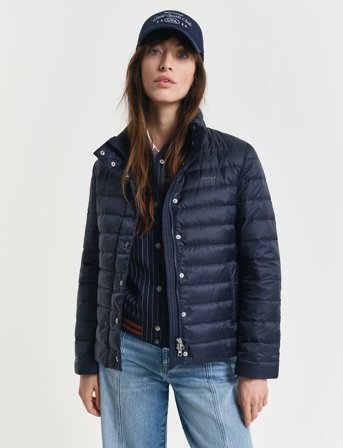GANT Light Down Jacket - Navy - XS