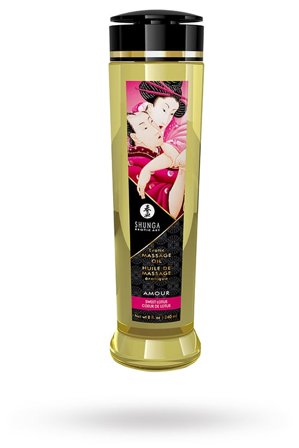 Eroottinen hierontaöljy - Amour Sweet Lotus 240ml - Vuxen.fi - Liukuvoiteet - Shunga