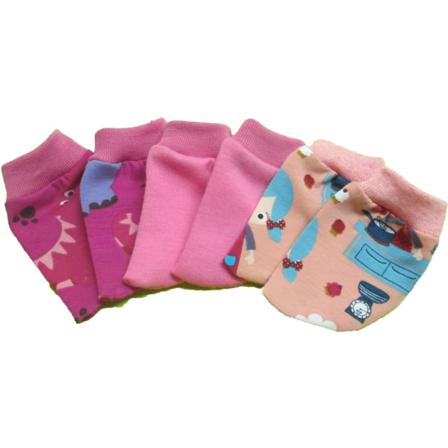 Sockor I Trikå Till Baby Born Och Skrållan Cerise/rosa