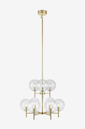 Markslöjd - Loftlampe CROWN 9L - Messing - Loftpendler - Fra Homeroom