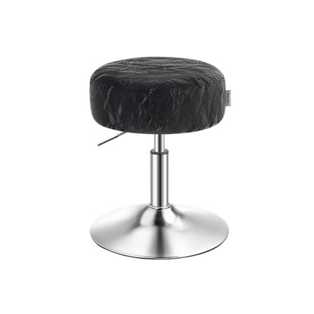 Rootz Makeup Pall - Beauty Pall - Vanity Chair - Höjdjusterbar & roterbar - 38 cm D x 44-60 cm H - Svart
