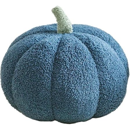 3D-mallinnettu kurpitsatyyny pehmoinen tyyny sohvatyyny (7,8 tuumaa, sininen)