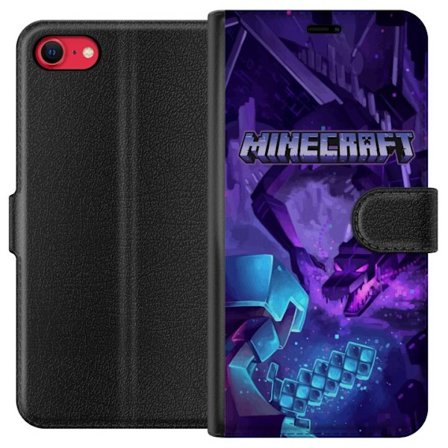 Kompatibelt Plånboksfodral till Apple Apple iPhone 8 Minecraft