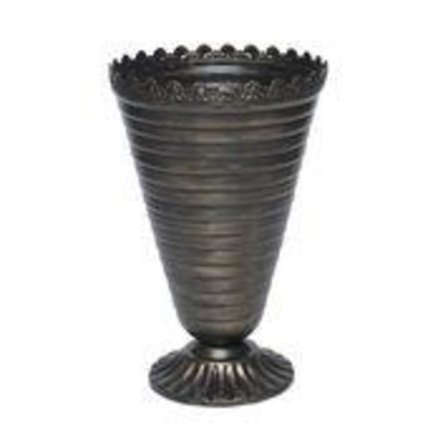 Kruka zink svart Yolanda 15x23,5