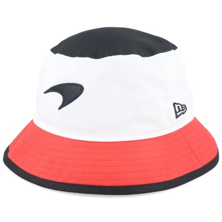 New Era - White bucket Sombrero - McLaren F1 24 Monaco Tapered White/Red/Black Bucket @ Hatstore