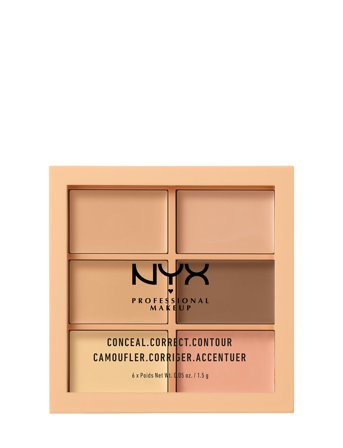 NYX Professional Makeup 3C Palette - Conceal, Correct, Contour - 62.23G