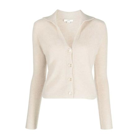 Vince, Cardigans Beige, Dames, Maat:S