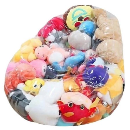 Udstoppede dyr BeanBag Stor Vandtæt Tom PVC Udstoppede dyr BeanBag Opbevaring til Legetøj Dukke Piger Voksne Teenagere Børn[YJD]