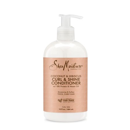 SHEA MOISTURE Coconut & Hibiscus Curl & Shine Conditioner 384ml - Balsamo Ricci Definiti Capelli