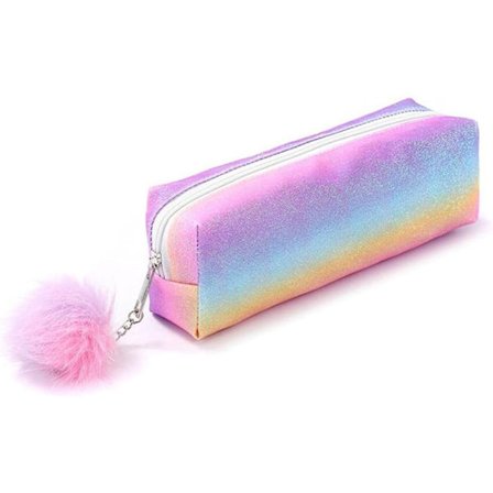 Stort Penal med Regnbuefarger og Paljetter - Skrivebordsorganisator, ZQKLA {KDO}