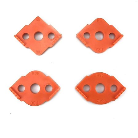 4 stk. Router Er Radius Maler Jig R5 Til R40 Routing Buet Ers Circul