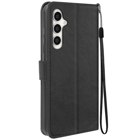 Fodral till Samsung S23 FE - MAYAXESS - Plånboksställ Funktion - Svart