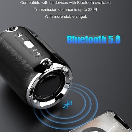 Tehokas vedenkestävä Bluetooth-kaiutin Kannettava pylväs