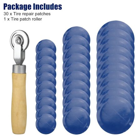 31 stk bildekk reparasjonssett for kjøretøy Tubeless patch dekk punktering