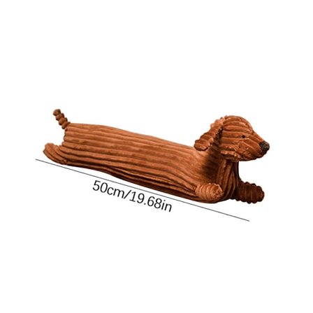 Varmt Plysj Kosedyr Dachshund Hund Stripete Pute Søt Utstoppet Simuleringshund Dyr Gave Leketøy Barn Dukke 15 LGL