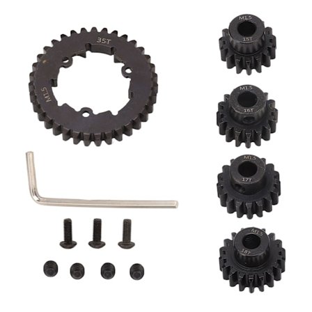 Moottorin hammaspyöräsarja karkaistua terästä, ruosteenkestävä, kulutuskestävä TRAXXAS 6S 8S 1/5 RC-autoon