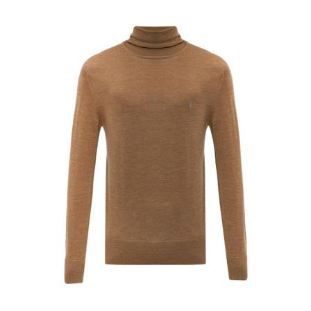 AllSaints, Turtlenecks Bruin, Heren, Maat:M