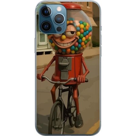 Yhteensopiva Puhelinkuori Apple iPhone 12 Pro Max Italian Brainrot godismaskin – Tuggummimaskin cyklar i retrostil