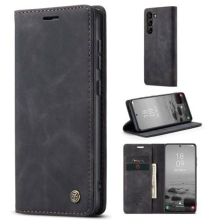 CASEME Retro Pung Taske til Samsung Galaxy S23+ - Sort Black