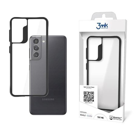 3MK Galaxy S21 5G Skal Satin Armor Plus - Transparent