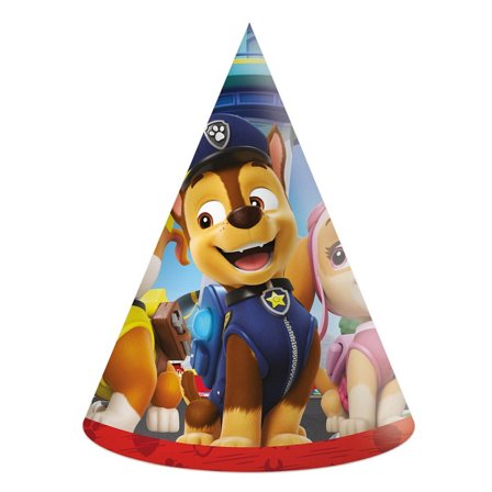 Paw Patrol Räddningshjältarna Hattar 6-pack - Paw Patrol Kalas Dekoration - Kalaslagret.se