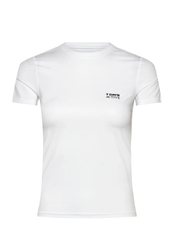 7 DAYS Active Womens Short Sleeve Training Tee - White - S