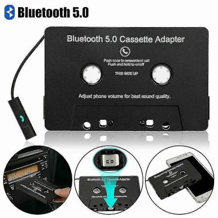 Bilstereo Bluetooth Kassettmottagare Bandspelare Bluetooth 5.0 Kassett Aux Adapter g20242516705