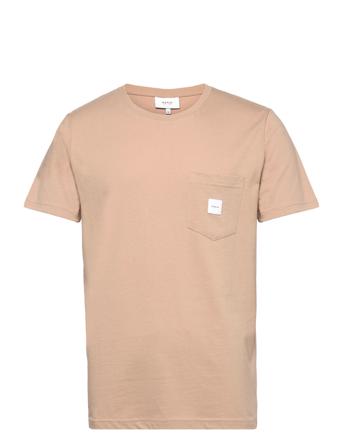 Square Pocket T-Shirt Beige Makia