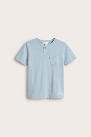 Newbie | T-skjorte med brystlomme | Blå