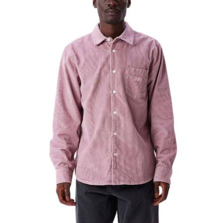 Obey Casual Shirts Pink, Herre Skjorter