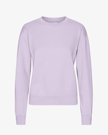 Women Classic Organic Crew - Soft Lavender - Female - L