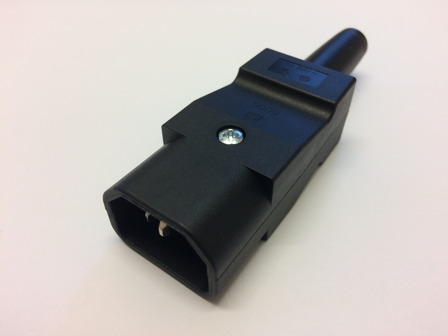 Z 9009 Apparatintag C14, svart, Anslutningsdon & kablar