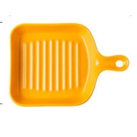 Keramisk Ostebageplade Morgenmadsplade Håndtag