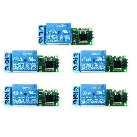 5 stk 6-24v Flip-flop Latch Relay Bistable - Lav Trigger Modul