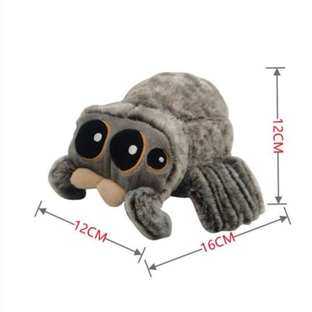 IC Lucas plyschleksak liten spindel docka Muppet docka B