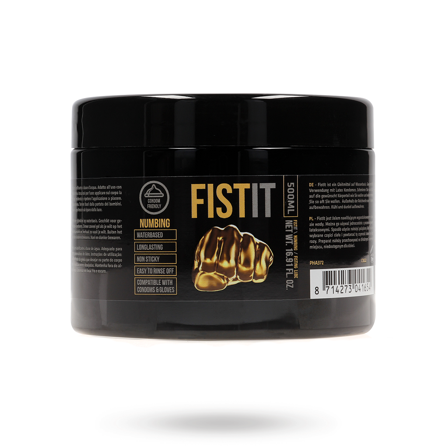 FistIt Numbing Lubricant 500 ml - Vuxen.se - Fisting handske, fisting buttplugg, fisting cream, Buttr