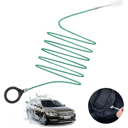 Automatisk soltag afløbsrensningsværktøj, 3/5/10 m fleksibel afløbsbørste, lange piberensere til bil, rørrensningsbørste, afløbsudgravningsværktøj (